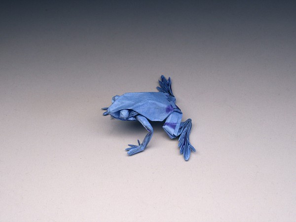 Frog Origami created from 1 sheet of paper