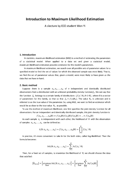 Introduction to Maximum Likelihood Estimation Page 1.png