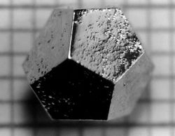 A quasicrystal as a solid