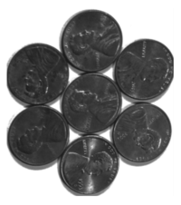 Figure 1: A Hexagonal Packing of Pennies